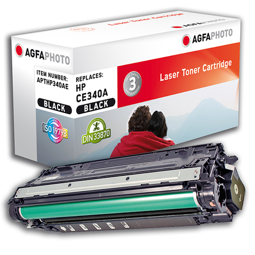 AgfaPhoto Toner Black, rpl CE340A / 651A Pages 13.500 CE340A, 651A, APTHP340AE toneris