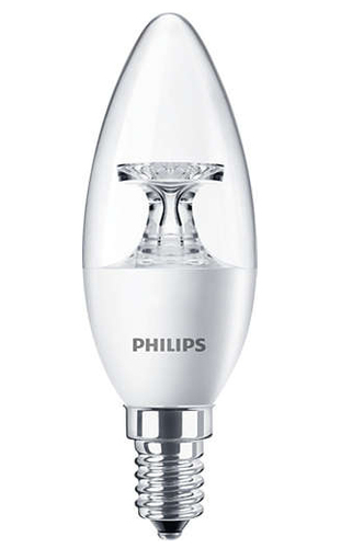 Philips CorePro LEDcandle ND 5.5-40W E14 827 B35 CL apgaismes ķermenis