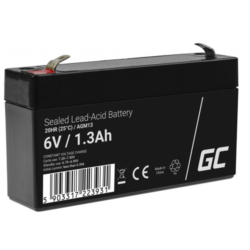 Green Cell AGM13 UPS battery Sealed Lead Acid (VRLA) 6 V 1.3 Ah Baterija