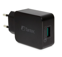 Fantec Schnellladegerat QC3-A11 1xUSB3.0 18W Black Baterija