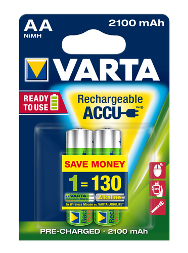 Varta  1x2 LL Accu AA NiMH 2100 mAh Baterija