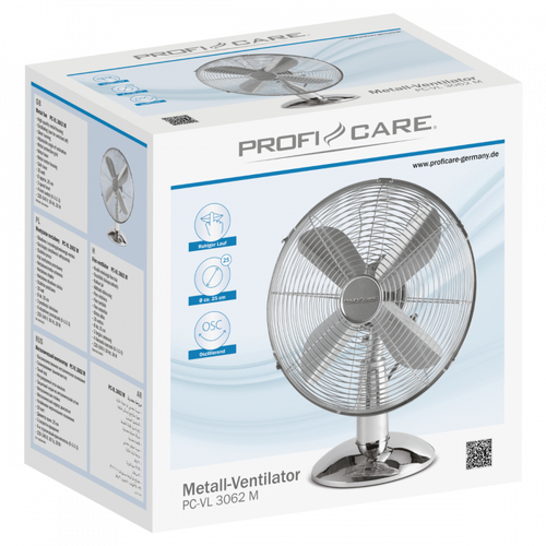 ProfiCare PC-VL 3062 M, fan (stainless steel) Klimata iekārta