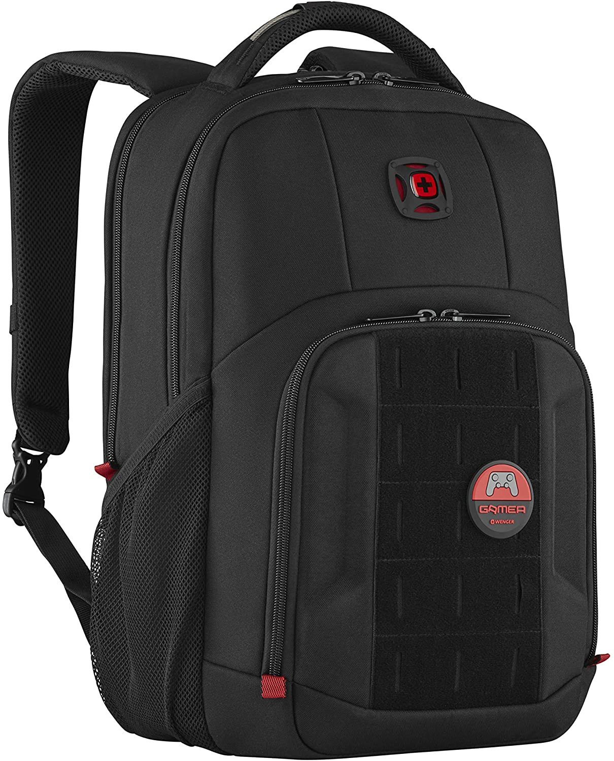 Wenger PlayerMode Gaming-Laptop Backpack 15,6  black portatīvo datoru soma, apvalks