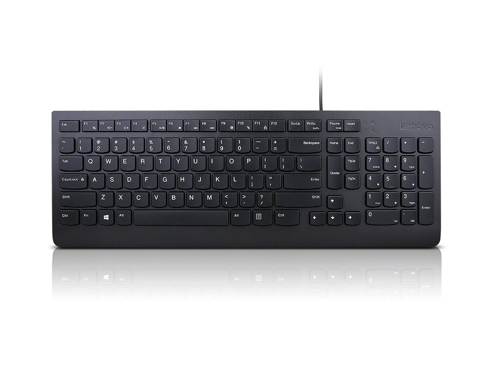 Lenovo Essential USB-Tastatur, schwarz - Deutsch klaviatūra