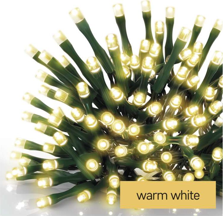 Lampki choinkowe Emos 120 LED biale cieple ZY1703T (8592920095386) Ziemassvētku lampiņas