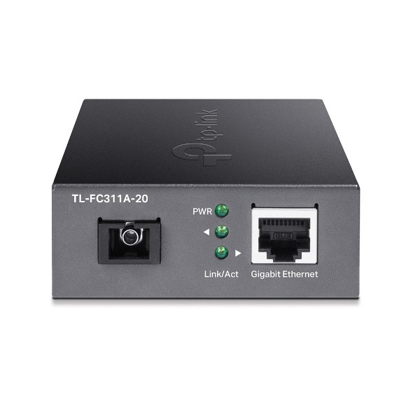 TP-LINK RJ45 to 1000Mbps Single convert. datortīklu aksesuārs