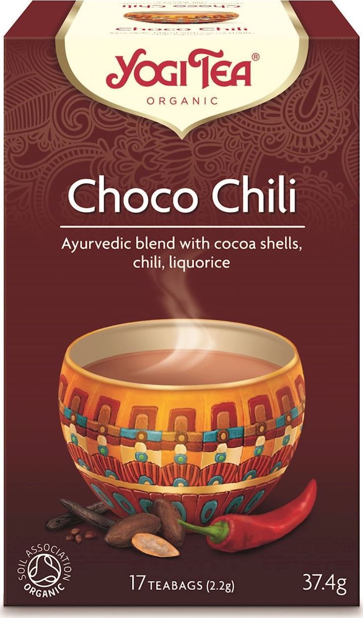 Yogi Tea Yogi Tea Choco Chili Herbatka czekoladowa z chilli - 17 saszetek YTEA416 (4012824402416) piederumi kafijas automātiem
