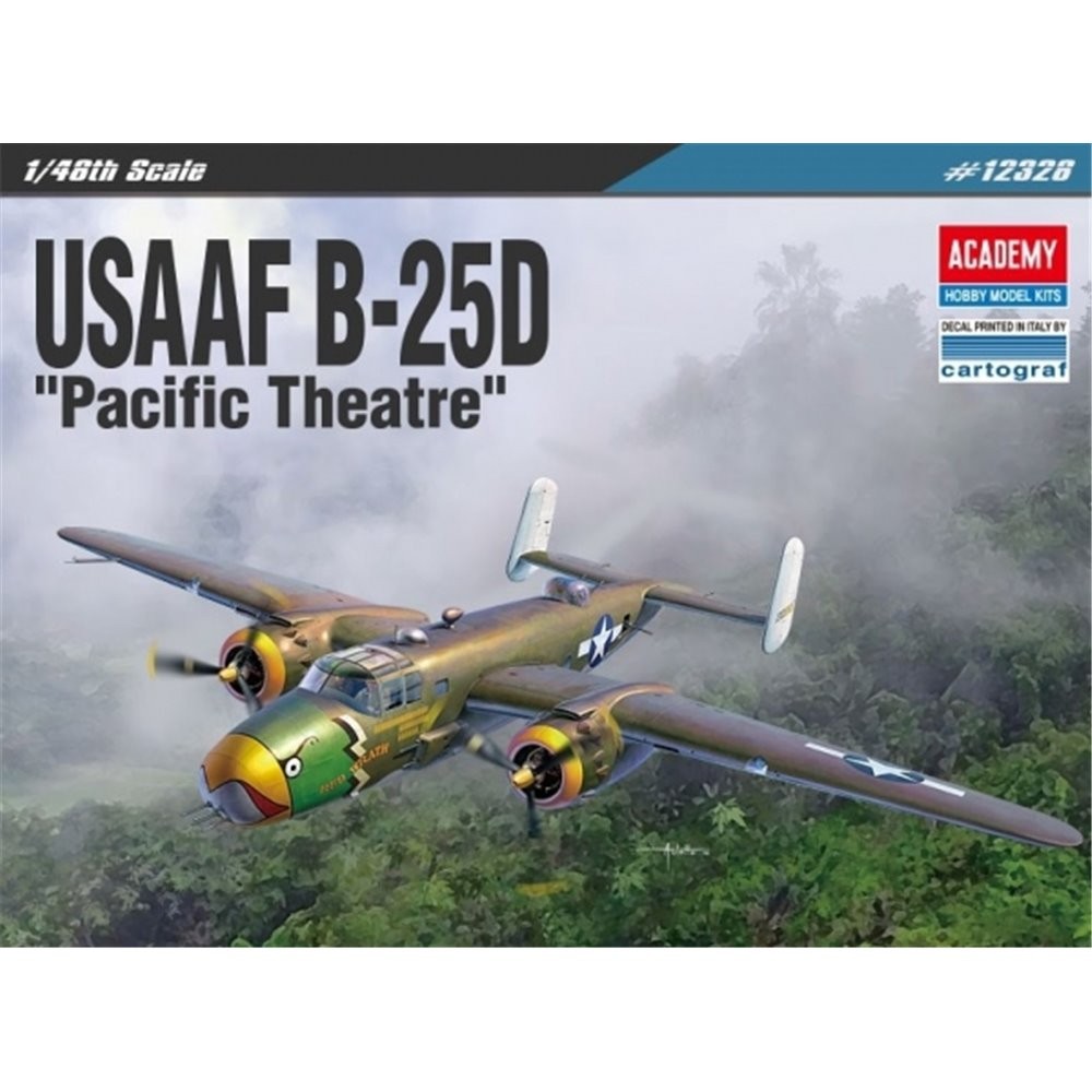 ACADEMY USAAF B-25D Pacific Theatre Rotaļu auto un modeļi