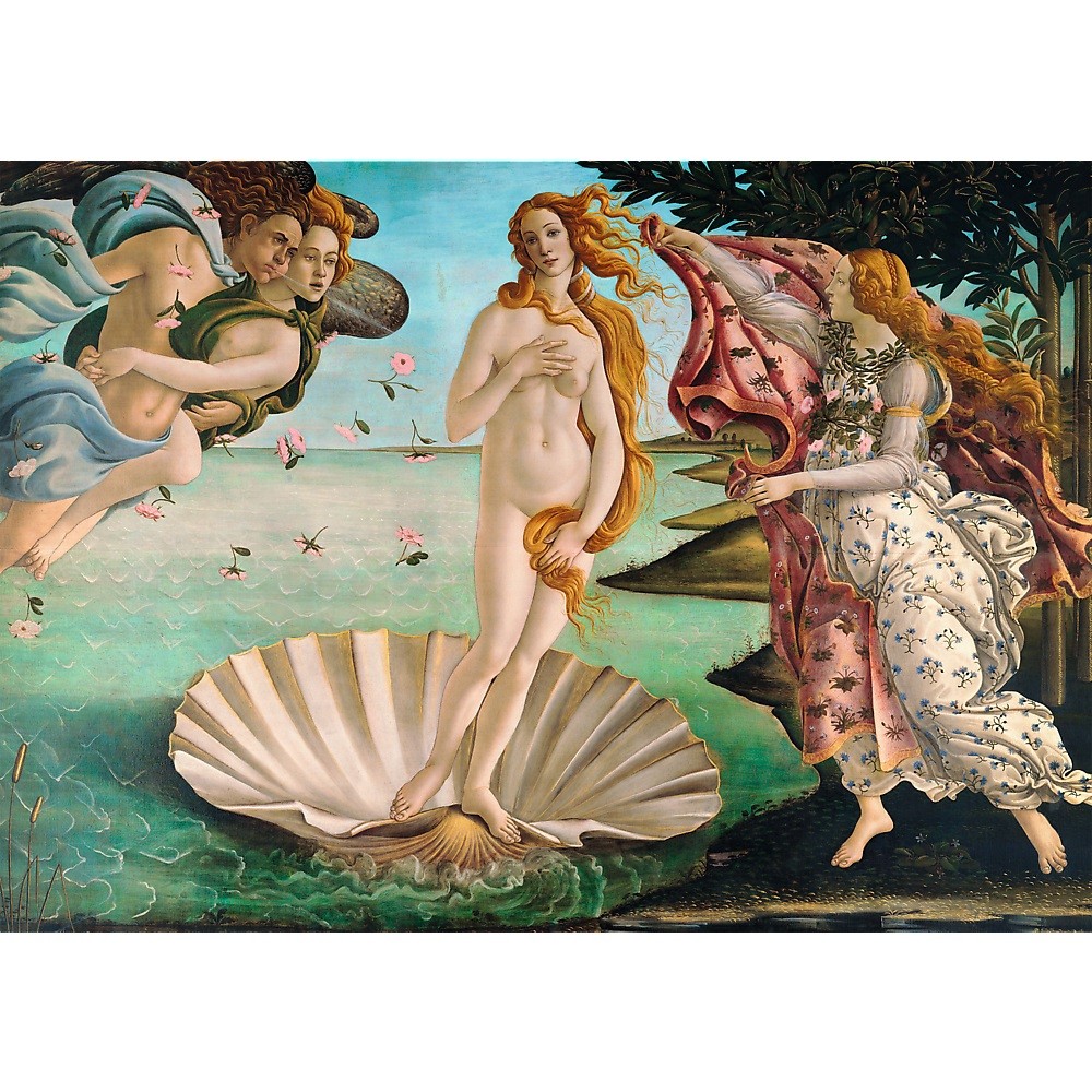 Trefl Puzzle 1000 pieces Art Collection The Birth of Venus Sandro Botticelli puzle, puzzle