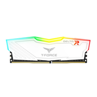 Team Group DDR4 -16GB - 3200 - CL - 16 T-Force Delta white Dual Kit operatīvā atmiņa