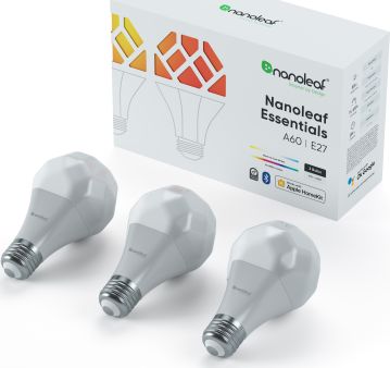 Nanoleaf Nanoleaf Essentials Smart Bulbs - zestaw 3 zarowek A19-A60-E27