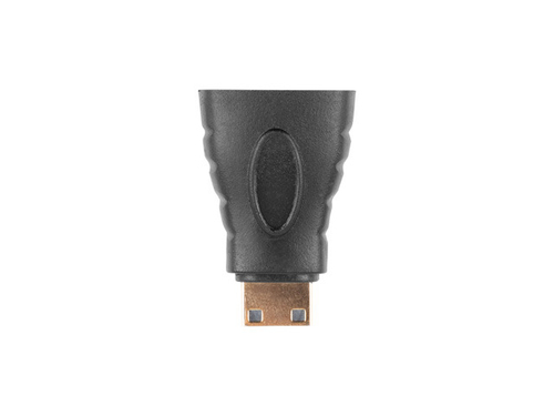 Lanberg AV adapter HDMI (M) - HDMI (F) mini adapter Black -AD-0037-BK