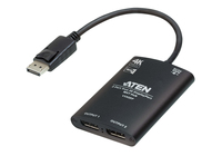 Aten VS92DP 2-Port True 4K DisplayPort MST Hub datortīklu aksesuārs