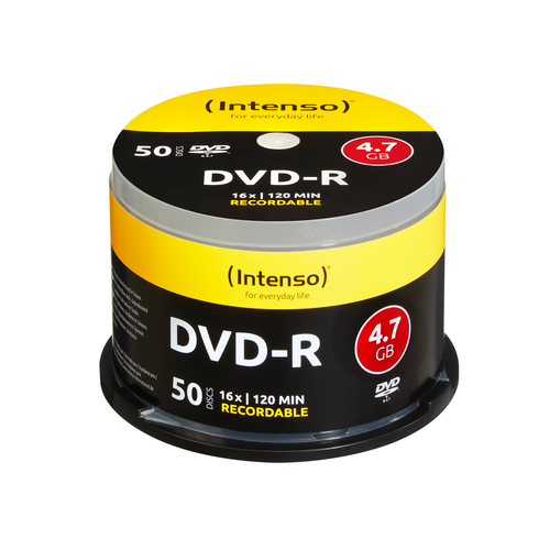 DVD-R Intenso [ cake box 50 | 4.7GB | 16x ] matricas