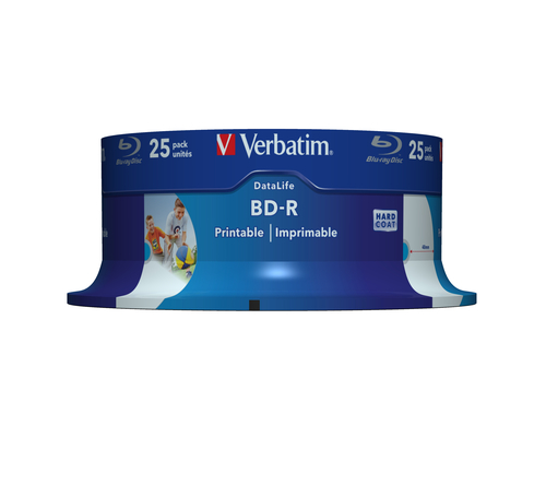 Verbatim 43811 BD-R 25GB 25x (6x) wide printable matricas