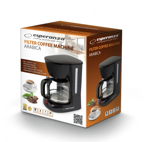 Esperanza EKC005 coffee maker Drip coffee maker 1.8 L Kafijas automāts