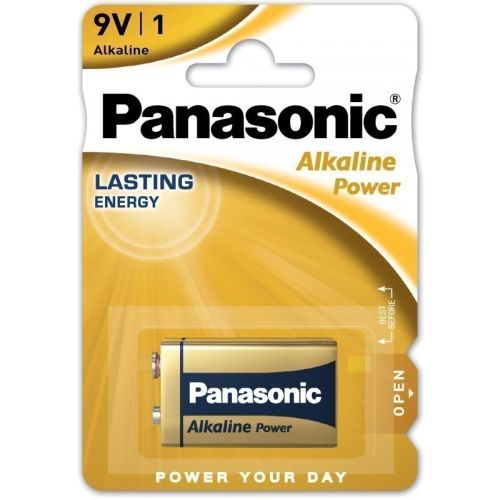 Panasonic 6LR22-1BB (9V) Blistera iepakojuma 1gb PAN6LF22BL1 (5410853039303) Baterija