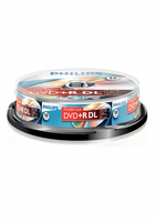 1x10 Philips DVD+R 8,5GB DL 8x SP matricas