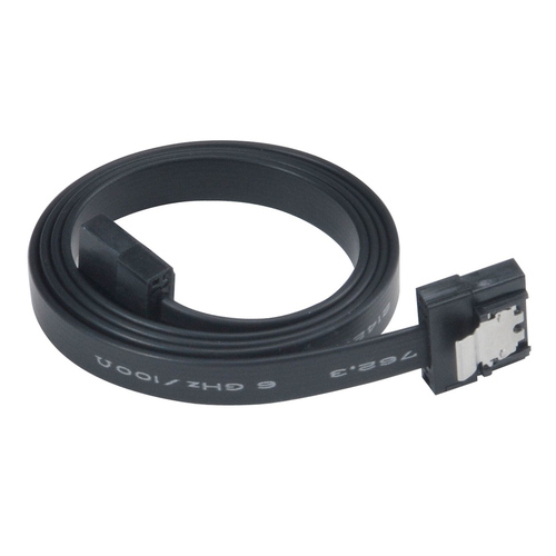 PROSLIM SATA cabPROSLIM SATA cable rev3 30cmBlack AK-CBSA05-30B kabelis datoram