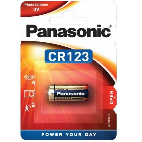 Panasonic CR 123 Blistera iepakojuma 1gb PANCR123B1 (5410853017097) Baterija