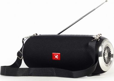 Gembird SPK-BT-17 portable Bluetooth speaker with FM-radio, black datoru skaļruņi