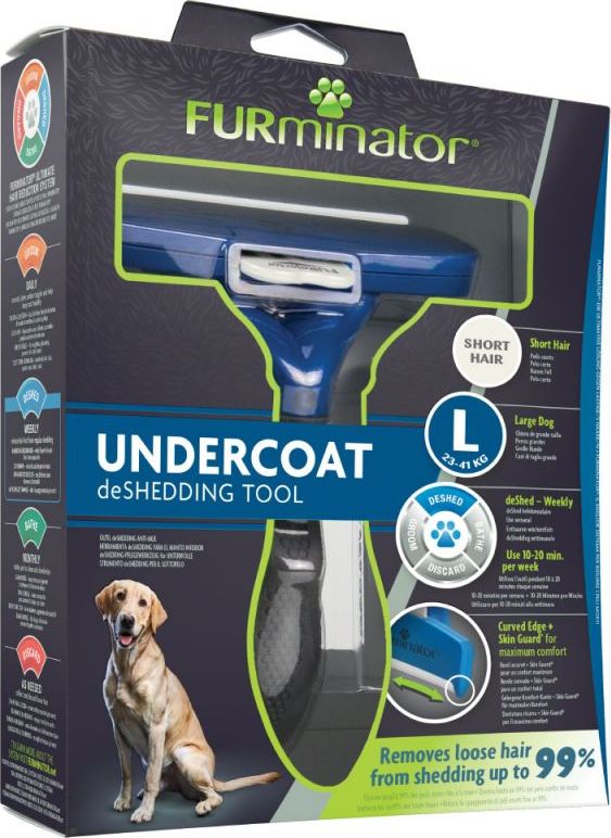 FURminator for short-haired dogs - Large aksesuārs suņiem