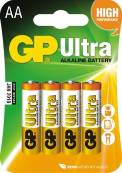 GP Bateria AA / R6 4 szt. GP15AU-U4 Baterija
