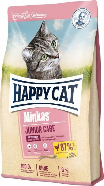 Happy Cat Minkas Junior Care Drob 500g HC-3942 (4001967073942) kaķu barība