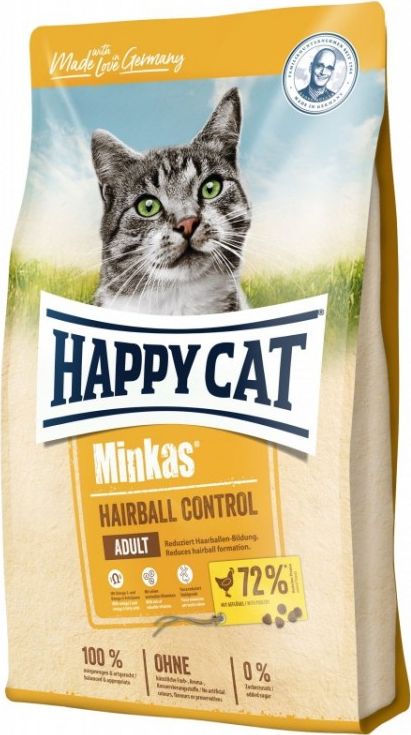 Happy Cat Hairball Control - przeciw zaklaczeniu, drob 1,5 kg HC-4239 (4001967074239) kaķu barība