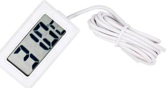 Hertz AG195B HYGROMETER WITH LCD THERMOMETER AND PROBE WHITE barometrs, termometrs