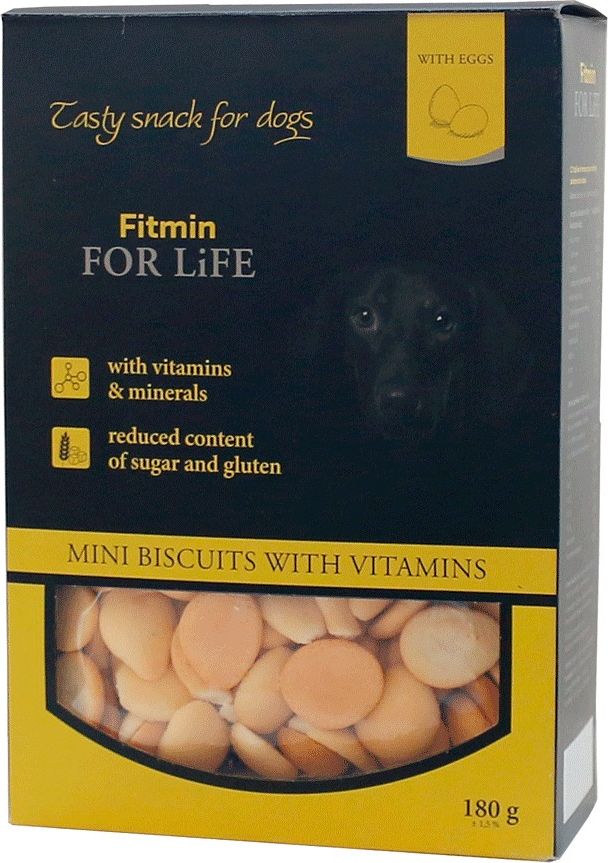 Fitmin  FOR LIFE DOG Biscuits mini 180g VAT012904 (8595237016792)