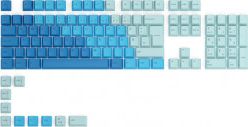 Glorious PC Gaming Race GPBT Keycaps - 115 PBT Tastenkappen, ISO, DE-Layout, Caribbean Ocean peles paliknis