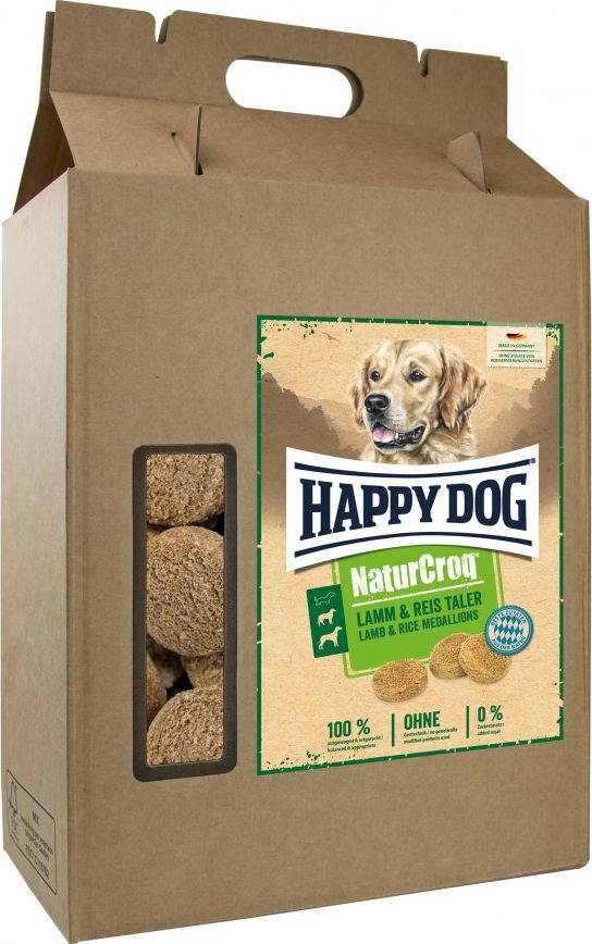 Happy Dog NaturCroq Lamm-Reis-Taler, talarki, przysmak dla srednich i duzych psow, jagniecina - ryz, 5kg HD-2182 (4001967132182)