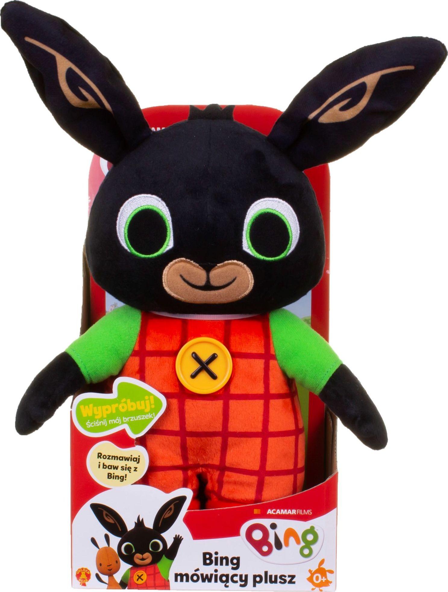 Golden Bear Rabbit Bing Soft interactive plush toy mascot 30 cm (poļu valodā)