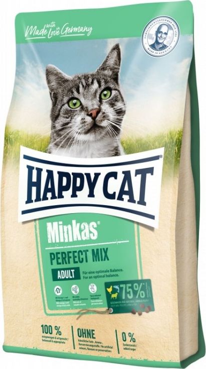 Happy Cat Minkas Perfect Mix drob, ryba i jagniecina 500g HC-3966 (4001967073966) kaķu barība