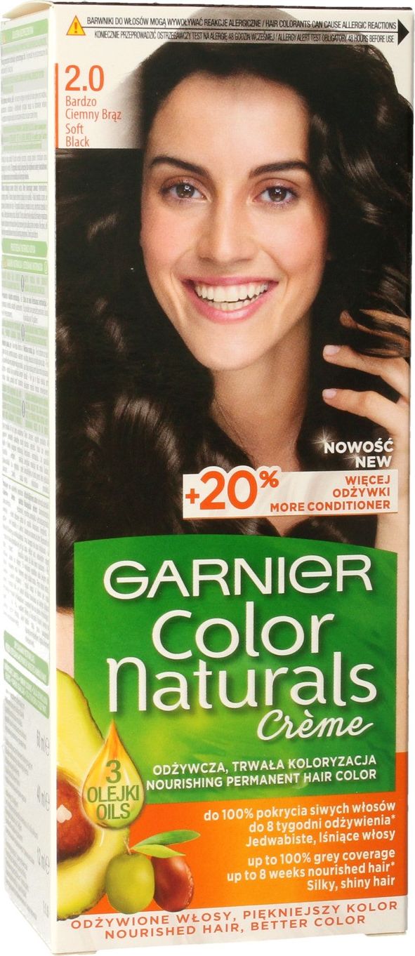 Garnier Krem koloryzujacy do wlosow Color Naturals Ciemny Braz 0364927 (3600542388542)