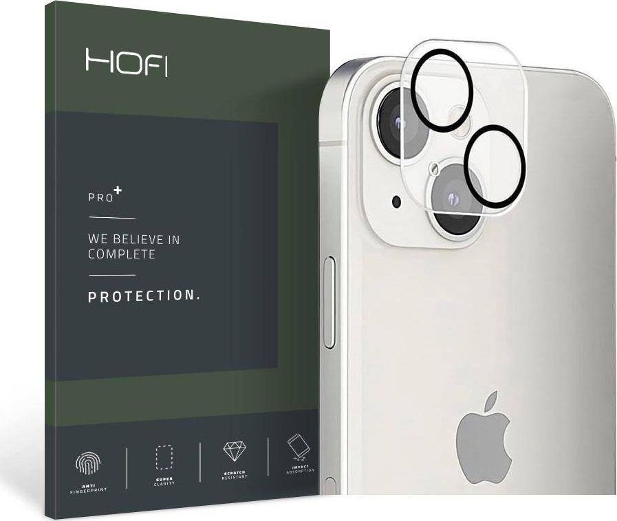 Hofi Glass HOFI CAM PRO+ CAMERA COVER IPHONE 13 MINI / 13 CLEAR aizsardzība ekrānam mobilajiem telefoniem