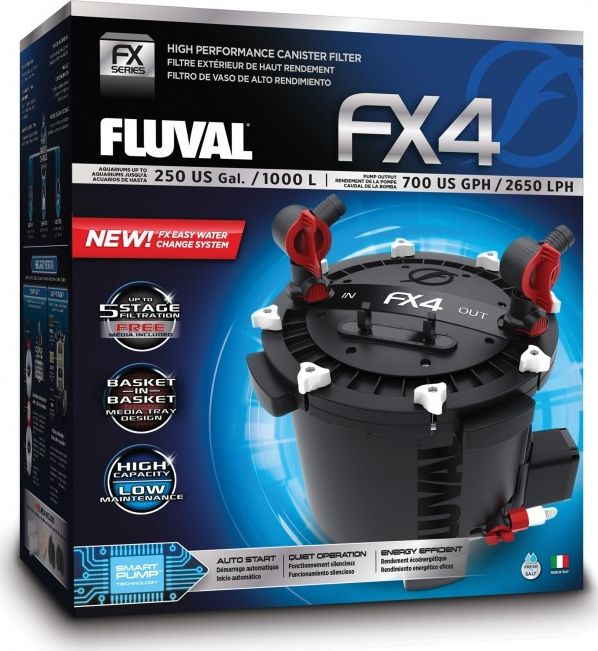 Fluval Filtr kubelkowy FX4 FV-2148 (015561102148) akvārija filtrs