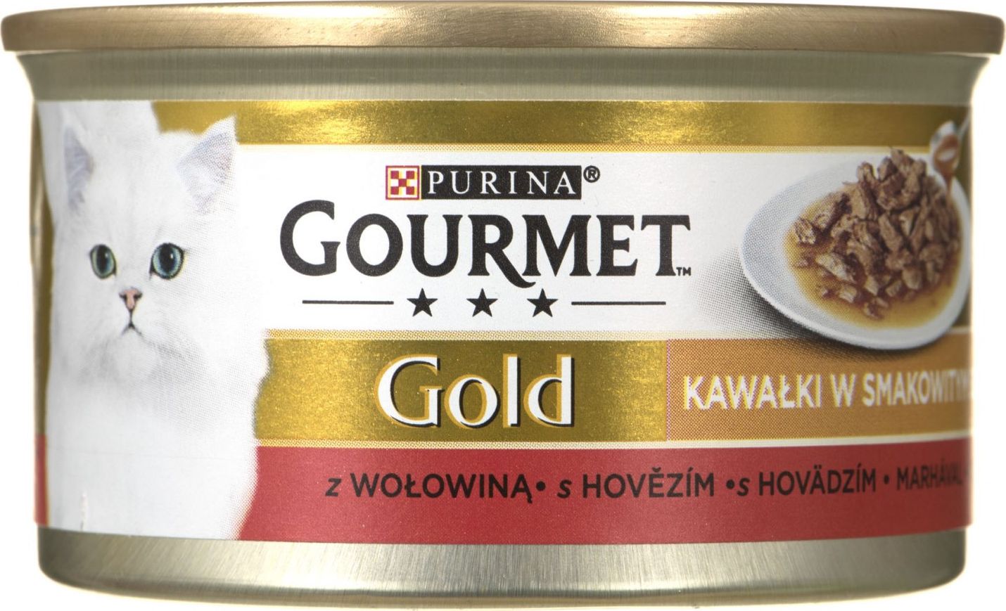 Gourmet Gold Sauce Delights Wolowina 85g 7925918 (7613036923613) kaķu barība