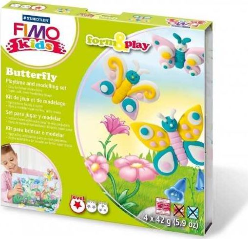 FIMO Set Mod.masse Fimo kids F&P butterf konstruktors