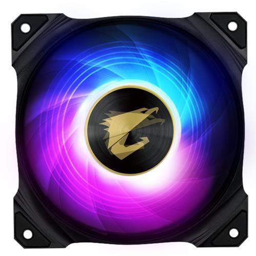 Gigabyte AORUS 120 ARGB Universal Cooler 12 cm Black, White 1 pc(s) Array ventilators