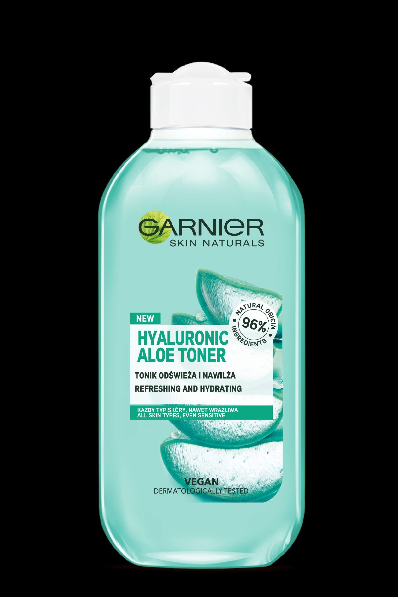 Garnier Skin Naturals Tonik Do Twarzy z Alosem i Kwasem Hialuronowym 200 ml 0364440 (3600542367851) kosmētikas noņēmējs