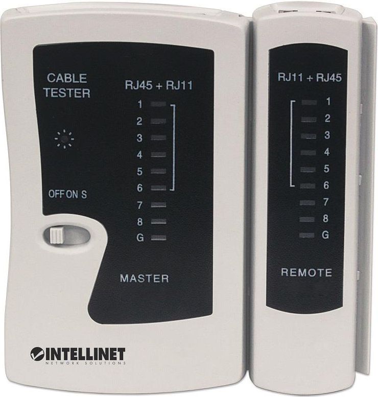 Intellinet Cable tester RJ45 / RJ12 / RJ11 adapteris