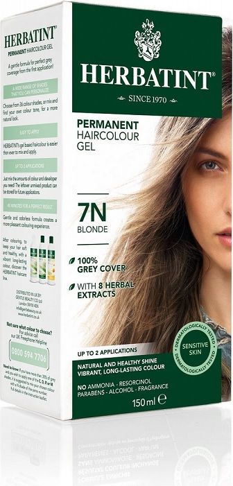 Herbatint Natural Permanent Hair Color N Series Natural No. 7N - Blond