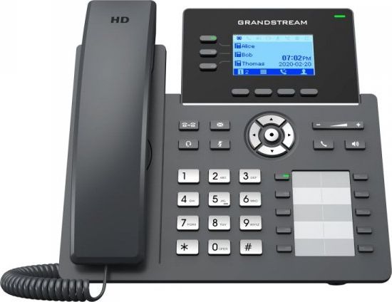 Grandstream Networks GRP2604P IP phone Black 3 lines LCD 6947273703242 IP telefonija