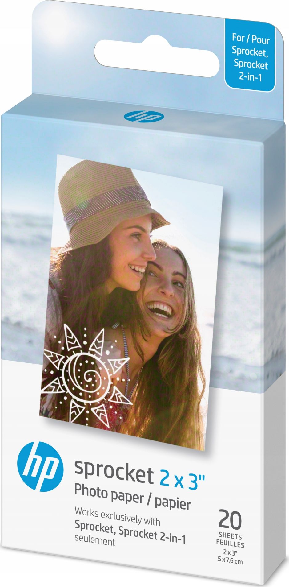 HP Sprocket Zink Paper 2x3