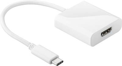 Goobay USB-C HDMI adapter 66259 White,  HDMI female (Type A),  USB-C male