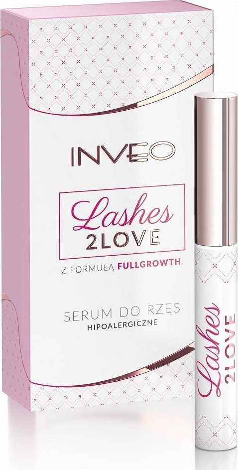 Inveo Lashes 2 Love hypoallergenic eyelash serum 3.5ml skropstu tuša