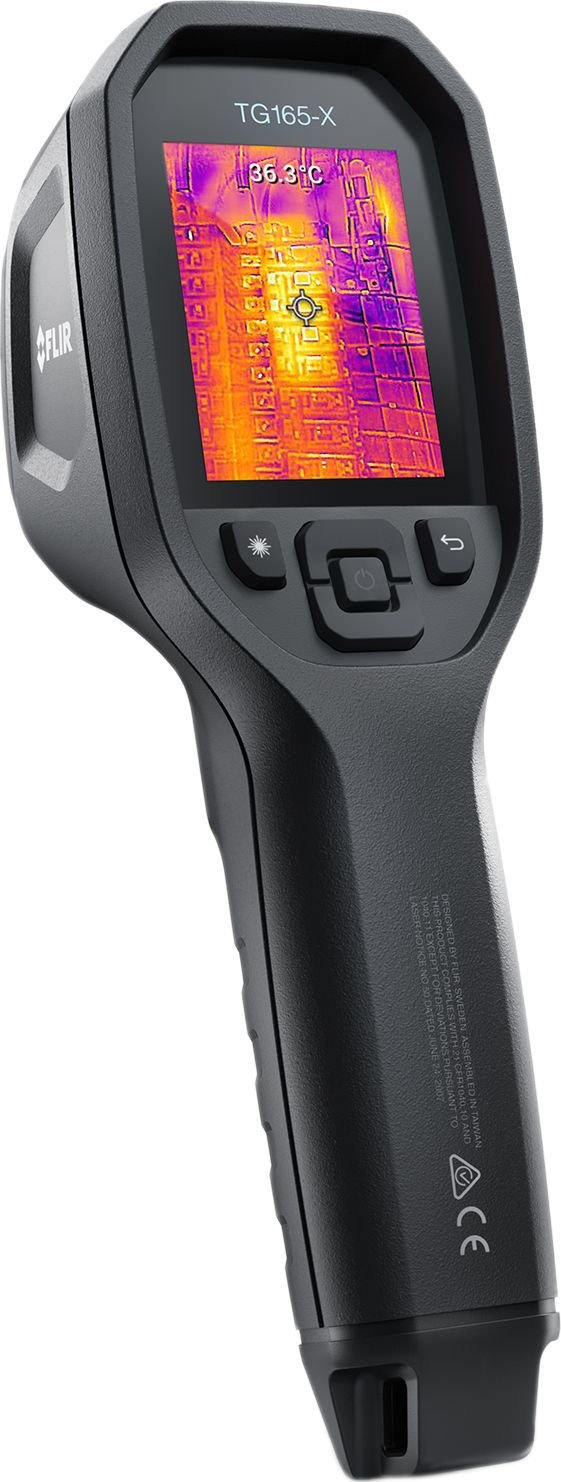 FLIR TG165-X MSX Termocamera -25 fino a +300  degrees C 80 x 60 Pixel 8.7 Hz MSX Registered , Luce LED integrata, Fotocamera digitale