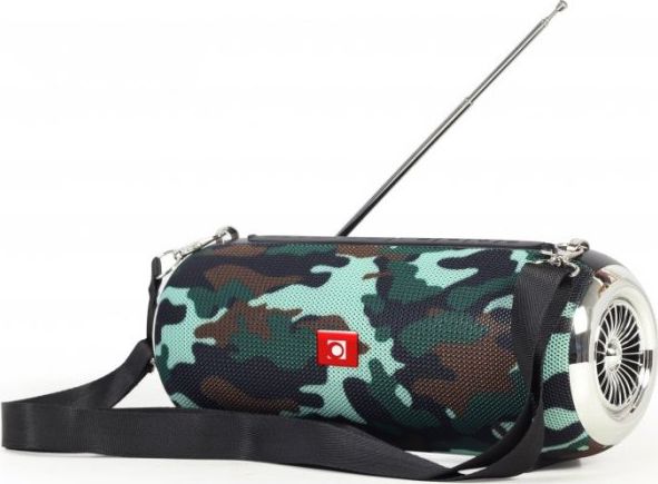 Gembird SPK-BT-17 portable Bluetooth speaker with FM-radio, camo datoru skaļruņi